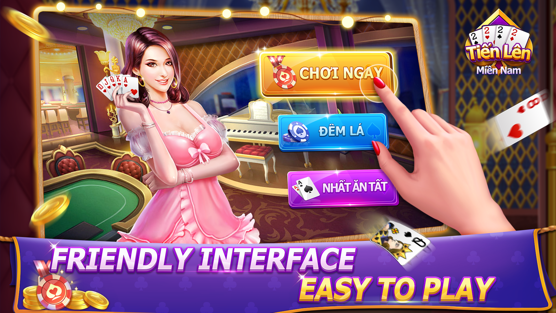 Screenshot of the Casino Plus app interface showcasing the main game selection.